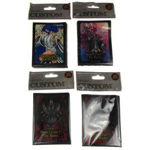 Dark Legacy The Rising Custom Trading Card Sleeves 4 Sets 50 Chaos Divine Earth